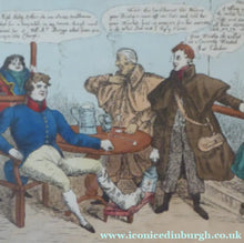 Load image into Gallery viewer, Georgian Satirical PRINT. Irish History Subject. Paddy Arthur's Night Charge 1829
