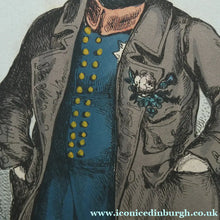 Load image into Gallery viewer, William Heath ORIGINAL 1820s Georgian Satirical Print. King George IV. The Slap up Swell..
