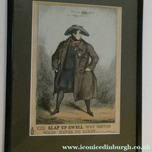 Load image into Gallery viewer, William Heath ORIGINAL 1820s Georgian Satirical Print. King George IV. The Slap up Swell... - British Prints
