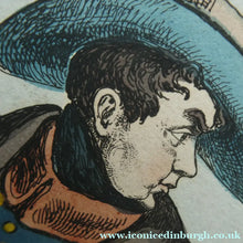 Load image into Gallery viewer, William Heath ORIGINAL 1820s Georgian Satirical Print. King George IV. The Slap up Swell..
