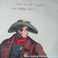 Load image into Gallery viewer, 1820s Original Georgian Print of King George IV. The Slap up Swell
