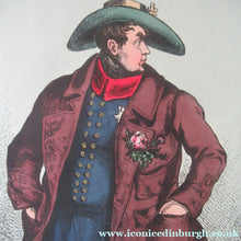 Load image into Gallery viewer, 1820s Original Georgian Print of King George IV. The Slap up Swell
