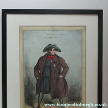 Load image into Gallery viewer, 1820s Original Georgian Print of King George IV. The Slap up Swell
