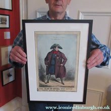 Load image into Gallery viewer, 1820s Original Georgian Print of King George IV. The Slap up Swell
