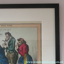 Load image into Gallery viewer, William Heath ORIGINAL Georgian Satirical Print entitled: Who’ll Have a Crown - Now’s Your Time. Published 1830
