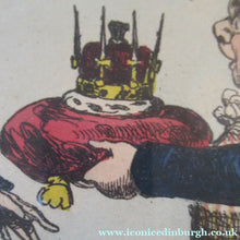 Load image into Gallery viewer, Georgian Satirical Print Willam Heath King Leopold Refuses the Greek Throne 1830
