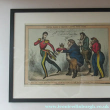 Load image into Gallery viewer, William Heath ORIGINAL Georgian Satirical Print entitled: Who’ll Have a Crown - Now’s Your Time. Published 1830
