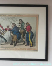 Load image into Gallery viewer, William Heath ORIGINAL Georgian Satirical Print entitled: Who’ll Have a Crown - Now’s Your Time. Published 1830

