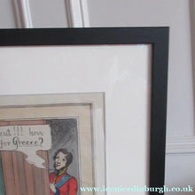 Load image into Gallery viewer, Antique GEORGIAN Satirical Print: Anticipation.  Honi soit qui mal y pense (1830)
