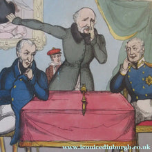 Load image into Gallery viewer, Georgian Satirical Print 1830 Royal Succession - Wellington, King Willian IV and the Duke of Cumberland
