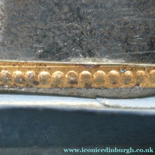Load image into Gallery viewer, 1830s Continental Trinket Box; with quirky painting on the lid &amp; antique mirror inside
