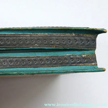 Load image into Gallery viewer, 1830s Continental Trinket Box; with quirky painting on the lid &amp; antique mirror inside
