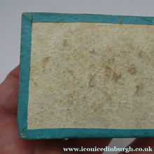 Load image into Gallery viewer, 1830s Continental Trinket Box; with quirky painting on the lid &amp; antique mirror inside
