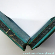 Load image into Gallery viewer, 1830s Continental Trinket Box; with quirky painting on the lid &amp; antique mirror inside
