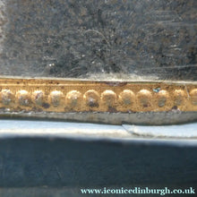 Load image into Gallery viewer, 1830s Continental Trinket Box; with quirky painting on the lid &amp; antique mirror inside

