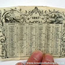 Load image into Gallery viewer, Antique 1840s French Aide Momoire with Watercolour of The Madeleine in Paris
