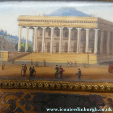 Load image into Gallery viewer, Antique 1840s French Aide Momoire with Watercolour of The Madeleine in Paris
