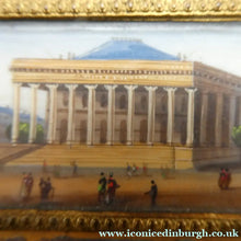 Load image into Gallery viewer, Antique 1840s French Aide Momoire with Watercolour of The Madeleine in Paris
