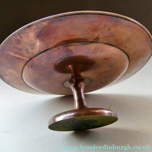Load image into Gallery viewer, 1850s Antique Cast Copper ART UNION Tazza featuring Rims Decorations with Putti Frolicking in Scrolling Foliage
