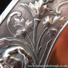 Load image into Gallery viewer, 1850s Antique Cast Copper ART UNION Tazza featuring Rims Decorations with Putti Frolicking in Scrolling Foliage
