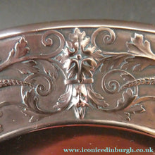 Load image into Gallery viewer, 1850s Antique Cast Copper ART UNION Tazza featuring Rims Decorations with Putti Frolicking in Scrolling Foliage
