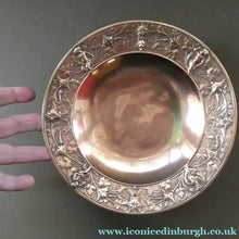 Load image into Gallery viewer, 1850s Antique Cast Copper ART UNION Tazza featuring Rims Decorations with Putti Frolicking in Scrolling Foliage
