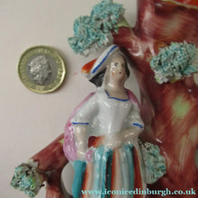 Load image into Gallery viewer, Miniature Antique Figurine with Deer Victorian
