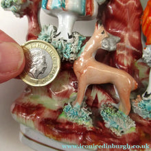 Load image into Gallery viewer, Miniature Antique Figurine with Deer Victorian
