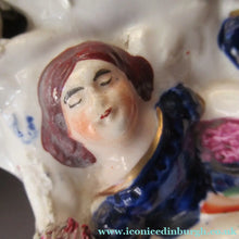 Load image into Gallery viewer, 1850s Spill Vase of a Sleeping Couple with Birds in Nests
