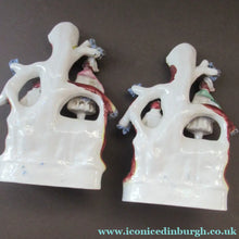 Load image into Gallery viewer, Miniature 1850s Staffords;hire Spill Vase with Two Figures and a Deer
