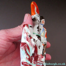 Load image into Gallery viewer, 1850s Staffordshire Figurine of the Emperor Napoleon Crossing the Alps
