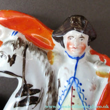 Load image into Gallery viewer, 1850s Staffordshire Figurine of the Emperor Napoleon Crossing the Alps

