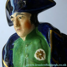 Load image into Gallery viewer, RARE 1850s Slip Cast Staffordshire Figurine of the Emperor Napoleon - Staffordshire Figure
