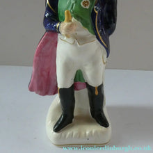 Load image into Gallery viewer, RARE 1850s Staffordshire Figurine of the Emperor Napoleon Holding a Baton
