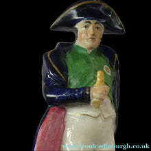 Load image into Gallery viewer, RARE 1850s Staffordshire Figurine of the Emperor Napoleon Holding a Baton
