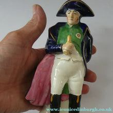 Load image into Gallery viewer, RARE 1850s Staffordshire Figurine of the Emperor Napoleon Holding a Baton
