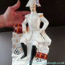 Load image into Gallery viewer, 1850s Crimean Staffordshire Figurine Emperor Louis Napoleon III
