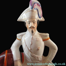Load image into Gallery viewer, 1850s Crimean Staffordshire Figurine Emperor Louis Napoleon III
