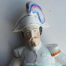 Load image into Gallery viewer, 1850s Crimean Staffordshire Figurine Emperor Louis Napoleon III
