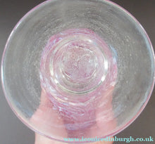 Load image into Gallery viewer, Antique Cranberry Nailsea Glass Bellows Flask Bottle
