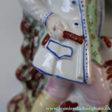 Load image into Gallery viewer, RARE 1860s Staffordshire Figurine. HISTORICAL INTEREST. Thomas Smith Confronting the Poacher William Collier
