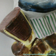 Load image into Gallery viewer, Antique Victorian Pottery Figurine of Two Scottish Newhaven Fishwives; c 1860
