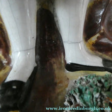 Load image into Gallery viewer, Antique Victorian Pottery Figurine of Two Scottish Newhaven Fishwives; c 1860
