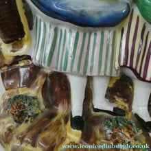Load image into Gallery viewer, Antique Victorian Pottery Figurine of Two Scottish Newhaven Fishwives; c 1860
