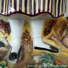 Load image into Gallery viewer, Antique Victorian Pottery Figurine of Two Scottish Newhaven Fishwives; c 1860
