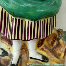 Load image into Gallery viewer, Antique Victorian Pottery Figurine of Two Scottish Newhaven Fishwives; c 1860
