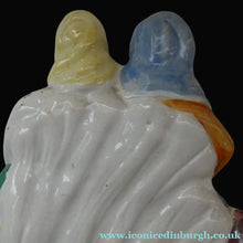 Load image into Gallery viewer, Antique Victorian Pottery Figurine of Two Scottish Newhaven Fishwives; c 1860
