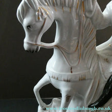 Load image into Gallery viewer, 1860s Staffordshire Figurine of Colonel Peard on Horseback
