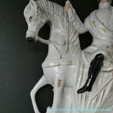 Load image into Gallery viewer, 1860s Staffordshire Figurine of Colonel Peard on Horseback
