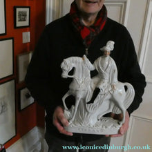 Load image into Gallery viewer, 1860s Staffordshire Figurine of Colonel Peard on Horseback
